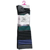 Wholesale - 2pk S/M LADIES FASHION BLACK PATTERN COMPRESSION SOCKS C/P 60, UPC: 194587069571